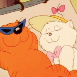 Screenshot of Heathcliff and Sonia edited by me with filters!